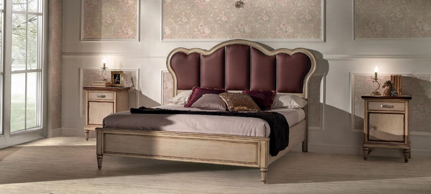 Doppelbett Schlafzimmer Hotel Ehe Luxus Bett 2x Nachttisch 3tlg. Set Betten Neu