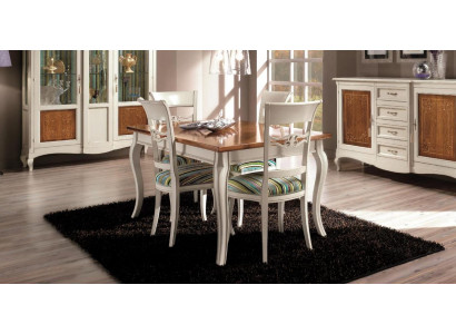 Tisch Möbel Esstisch Naturholz Retro Style Esszimmer Wohnzimmer Esstische Tische