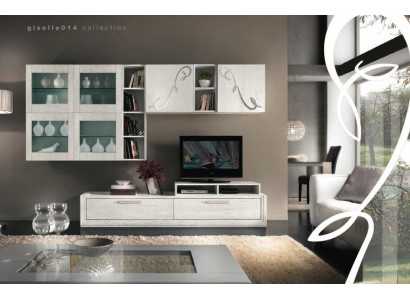Wohnzimmer Wohnwand tv Wand Anbauwand Möbel rtv Wohnwände Schrank Regal Möbel
