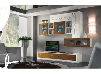 TV Wand Wohnwand Anbauwand Wohnzimmer Möbel luxus rtv Wohnwände Schrank Regal