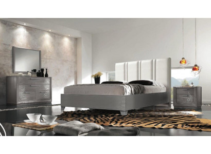 Schlafzimme Bett Nachttisch Betten Gruppe Doppelbetten Bettgestell Set 3tlg. Neu