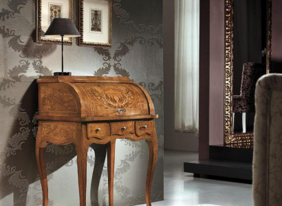 Design Schreibtisch Luxus Büro Möbel Tisch Italienische Tische Sekretär Holz Neu