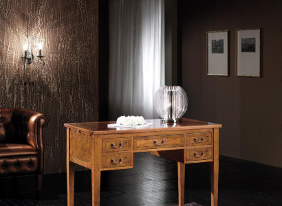 Schreibtisch Tisch Italienische Einrichtung Möbel Tische Holz Büro Sekretär Neu