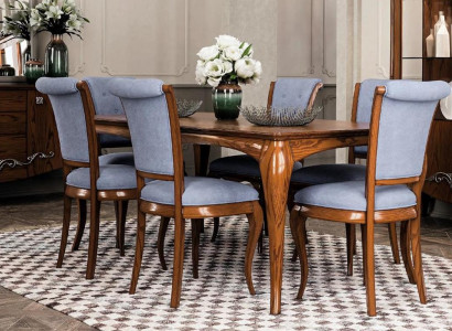 Stühle Wohnzimmer Esszimmer Lehnstuhl Polsterstuhl ohne Armlehne Luxus Sessel