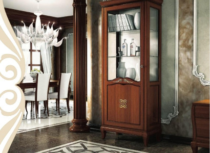 Schrank Schaufenster Vitrine Vitrinen Glas Schrank Holz Regal Modern Schränke