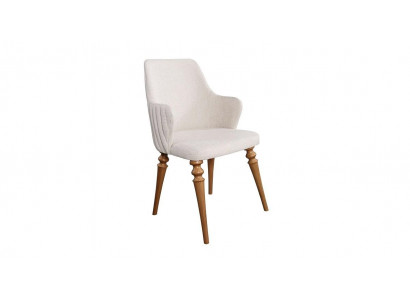 Stuhl Stühle Luxus Design Lehnstuhl Holz Polster Neu Modern Esszimmer Möbel Holz
