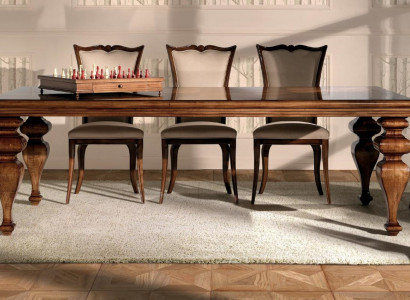 Tisch Möbel Esstisch Naturholz Retro Style Esszimmer Wohnzimmer Esstische Holz