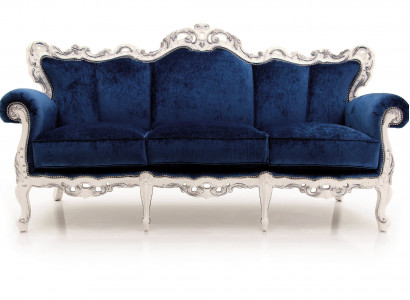 Textil Sofa Couch Polster Sofa 3 Sitzer Couchen Sofas Art déco Dreisitzer Neu