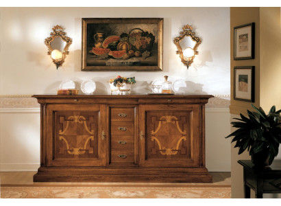 Luxus Italienische Holz Möbel Anrichte Kommode Barock Stil Sideboard Echtholz