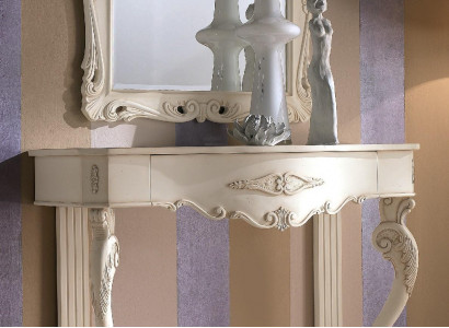 Tische Konsolen Tisch Side Schlaf Zimmer Holz Spiegel + Konsolentisch Kommoden