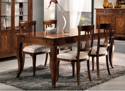 Täuschend echter Holzimitat-Esstisch: Modernes Design und Luxus für Ihr Esszimmer