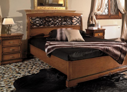 Holz Doppelbett Betten Massivholz Schlafzimmer Möbel Vaccari cav giovanni Bett