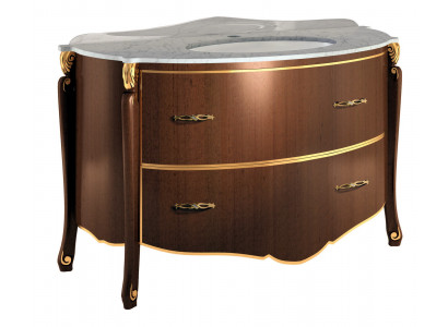 Klassischer Waschtisch Schrank Waschbecken Unterschrank Italienisches Badezimmer