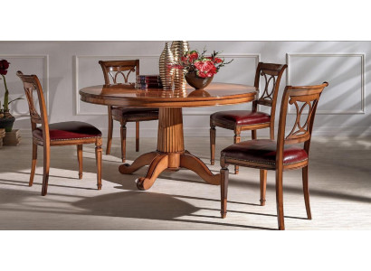 Garnitur 4x Stühle Art déco Polster Design Neu Holz Ess Stuhl Zimmer Set Sitz
