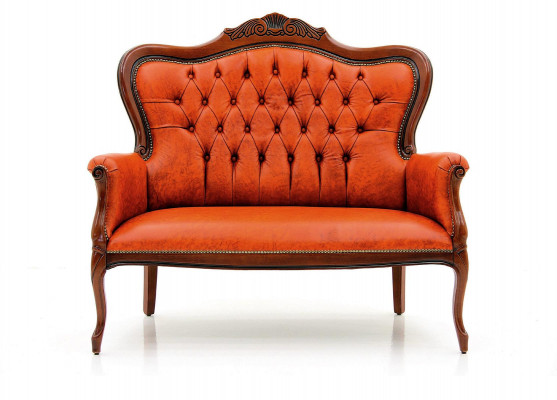 Art déco Zweisitzer Neu Sofa 2 Sitzer Design Sofas Polster Couchen Textil Relax