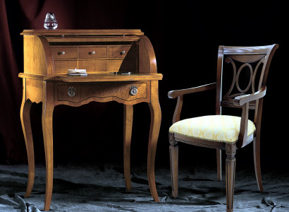 Tisch Sekretär Schreib Tische Office Büro Möbel Design Einrichtung Antik Holz