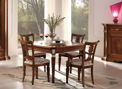 Set 4x Stuhl Stühle Sessel Esszimmer Garnitur Holz Modern Gruppe Lehnstuhl Möbel