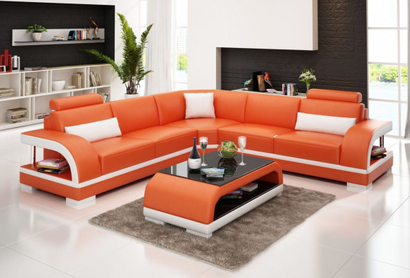 Moderne Sofa Eckgarnitur L Form Polster Ecke Designer Couch Sitz Möbel