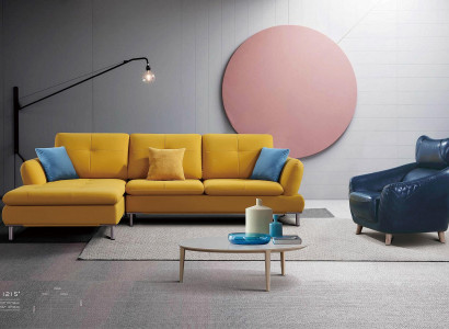 Eck Sofa Leder Polster Sitz Couch Garnitur Wohn Zimmer Landschaft Sofas Neu Eck