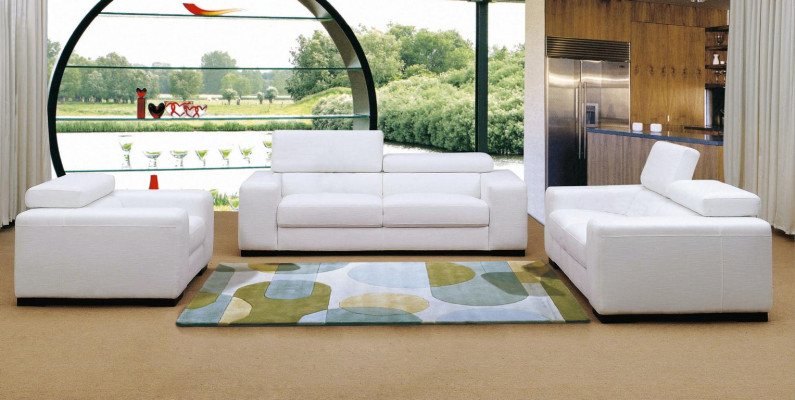 XXL Big 3 Sitzer (ohne 2+1) Sofa Couch Polster Couchen Sofas Leder Sitz