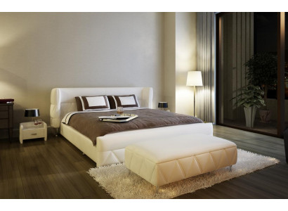 Modernes Design Bett Hotel XXL Betten Luxus Stil Doppel Leder 140 160 180x200cm