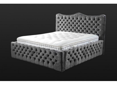 Chesterfield Bett Samt Betten Doppelbett 160x200 Design Hotel Einrichtung