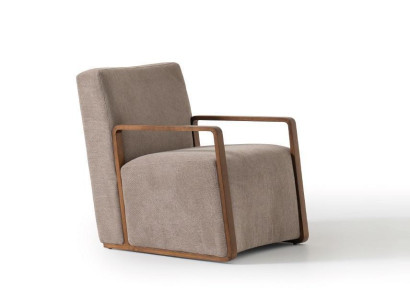 Sessel 1 Sitzer Sofa Textil Stoff Couchen Polster Design Möbel Neu Grau