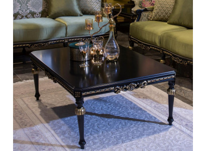 Schwarzer Couchtisch Couchtische Wohnzimmer Holz Tisch Beistelltisch Neu