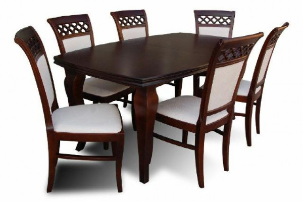 Moderne Design Esszimmer Set Garnitur Stuhl Tisch Lehnstuhl Gruppe 7tlg. Möbel