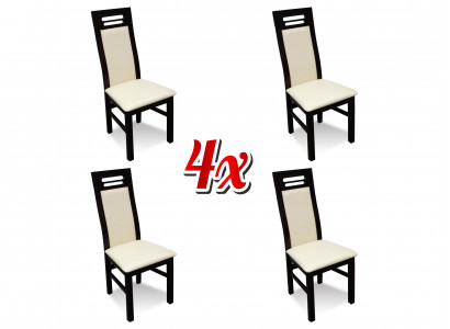 Garnitur Komplett K65 4x Designer Stuhl Set Esszimmer Textil Polster Sitz Stühle
