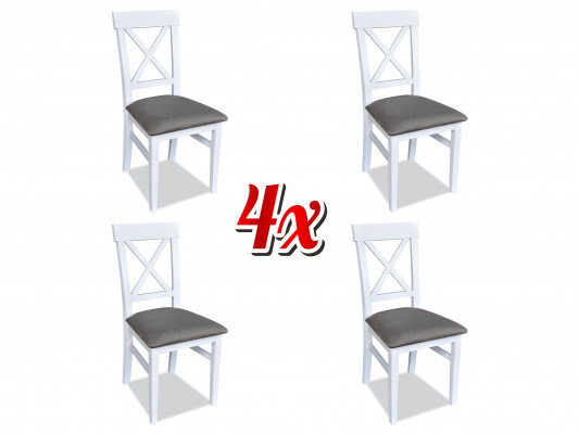 Garnitur Sessel Neu 4x Stühle Stuhl Polster Design Veranda Küchen Sitz Esszimmer