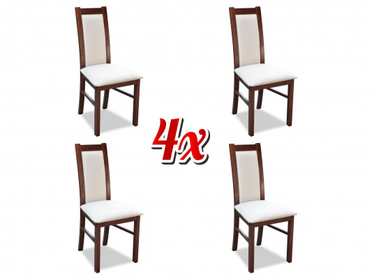 Esszimmer Garnitur Esszimmer Stühle K17 4x Stuhl Set Echtes Holz Polster Sitz