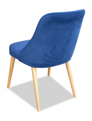 Esszimmer Stühle Stoff Stuhl Sitz Polster Holzstuhl Grün Holz Modern Neu