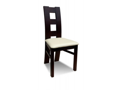 MASSIVHOLZ Weiß SCHWARZ HOLZ DESIGNER STUHL ESSZIMMERSTUHL MODERN DEKORATIVE