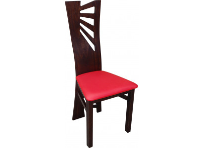 MASSIVHOLZ HOLZ ROT STUHL MODERN DESIGNER ESSZIMMERSTUHL KÜCHE DEKORATIVE