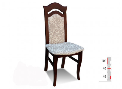 MASSIVHOLZ HOLZ DESIGNER ESSZIMMERSTUHL STOFF STUHL KLASSISCH DEKORATIVE