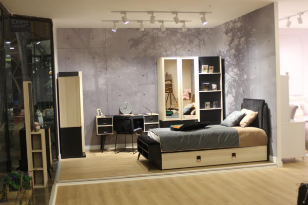 Modern Komplett Jugendzimmer Kinderzimmer Set Bett Kleiderschrank Bücherregal