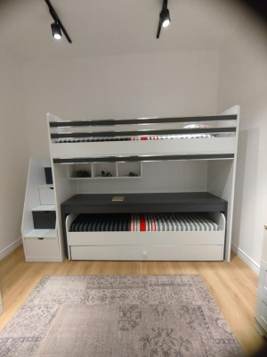 Etagenbett Jugendzimmer Kinderbett Holz Jugendzimmer Hochbetten Etagen Bett Neu