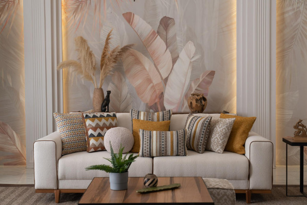 Stilvoll Sofagarnitur 3+2+1 Sitz Sessel Hochwertig Möbel Luxus Designen