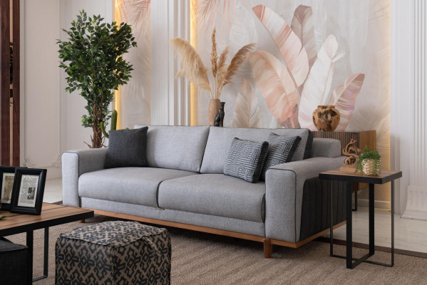 Sofagarnitur Couch Polster Dreisitzer Couchen 3+1 Sofagarnitur Wohnzimmer
