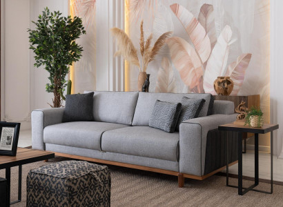 Big Sofa 242cm Couch Polster Möbel Sofas Stoffcouch Einrichtung Textil