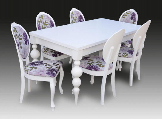 Esstisch 6x Stühle Essgruppe Esszimmer Set Klassischer Tisch 7tlg Set Stuhl neu