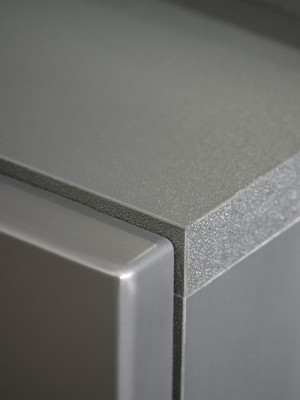 Grau Wohnwand Wohnzimmer Möbel Holz rtv TV-Ständer Moderne Design Einrichtung