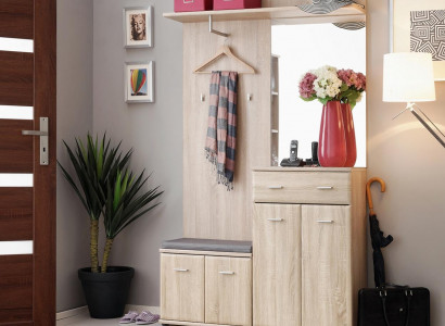 Design Modern Flurgarderobe Luxus Kleiderständer Möbel Holz Diele Neu