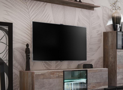 TV-Ständer Modern Regal Wohnzimmer Design Einrichtung Wohnwand Möbel