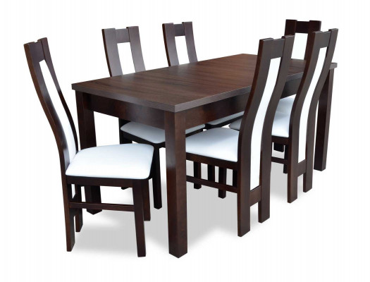 Esszimmer Tisch Klassische Stuhlgruppe 6x Stühle 7tlg. Set Sitzgruppe