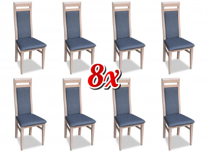 Esszimmer Stuhl Set Garnitur Lehn Stühle Komplett Gruppe Wohnzimmer 8x Stück Neu