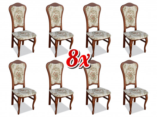 Komplette Sitzgruppe Design Esszimmer Stuhl Set Stühle 8x Garnitur Gruppen Neu