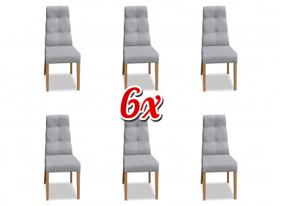 Esszimmer Stuhl Garnitur Sessel Polster Design 6x Stühle Gruppe Set Lehnstuhl