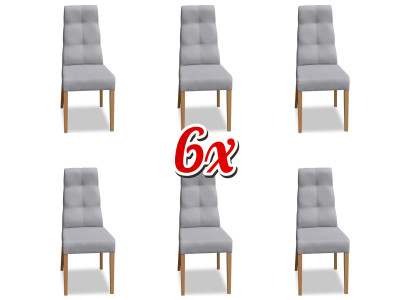 Esszimmer Stuhl Garnitur Sessel Polster Design 6x Stühle Gruppe Set Lehnstuhl